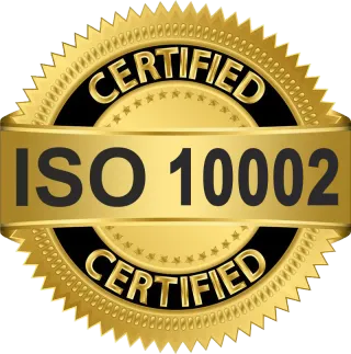 ISO 10002 Satisfaction certified