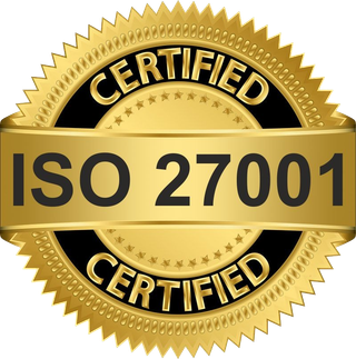 ISO 27001 Information Security certified